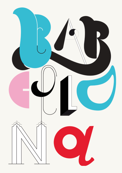 Barcelona through 15 Typography, Illustration Journeys