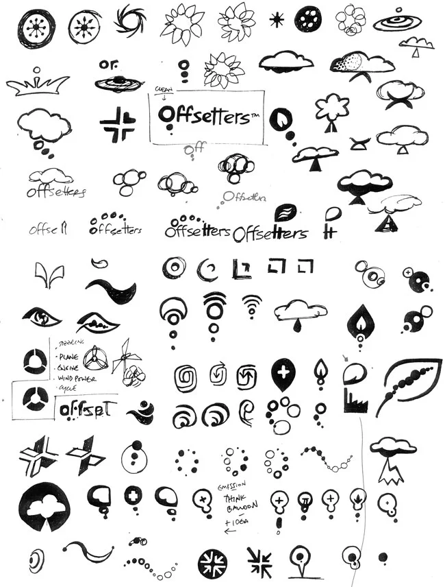 Design Process: A simple logo direction—13 sketch pages later