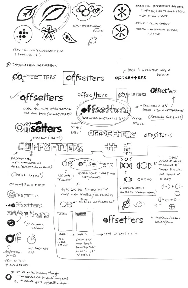 Design Process: A simple logo direction—13 sketch pages later
