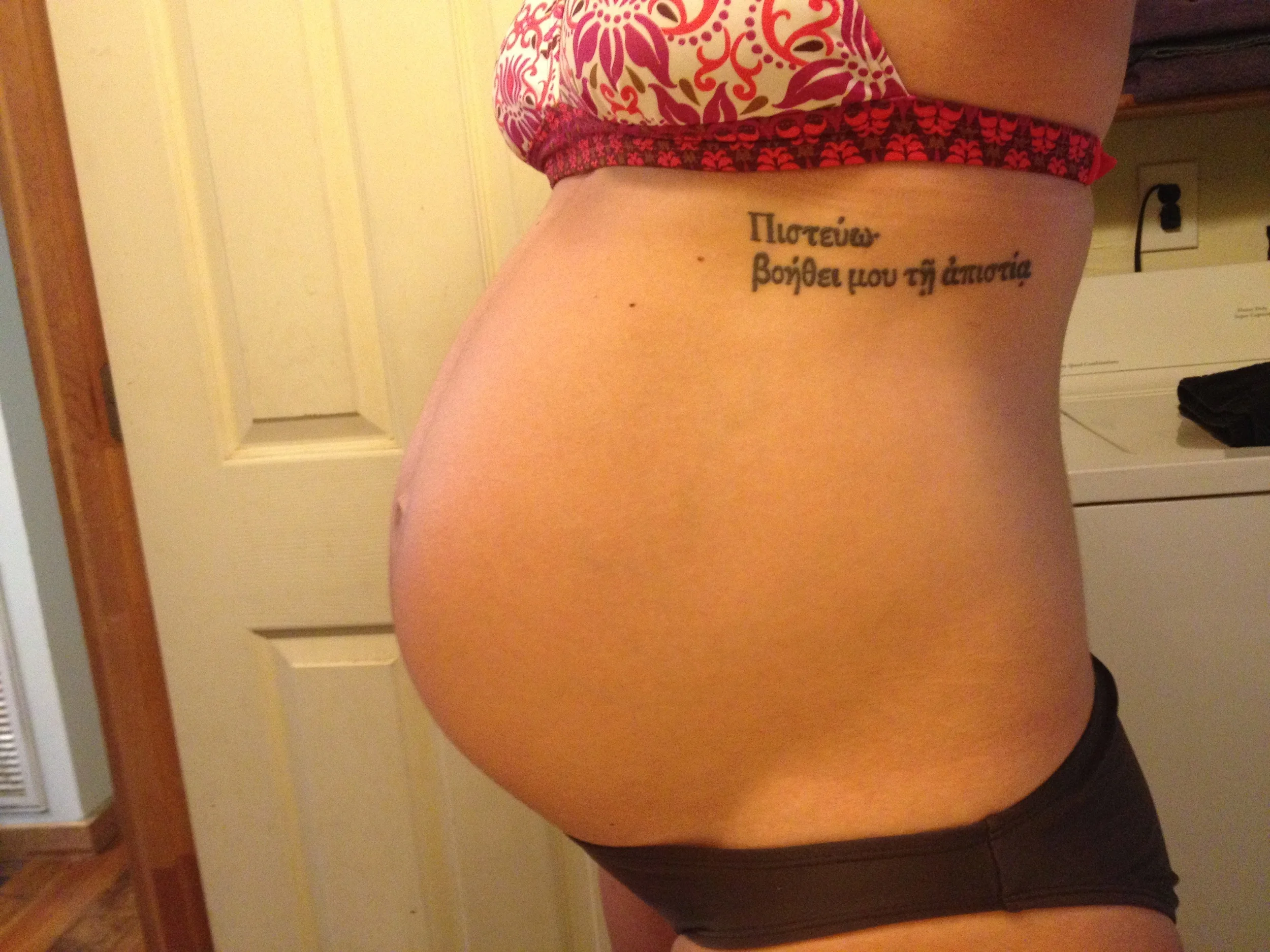 My belly at 36 weeks!