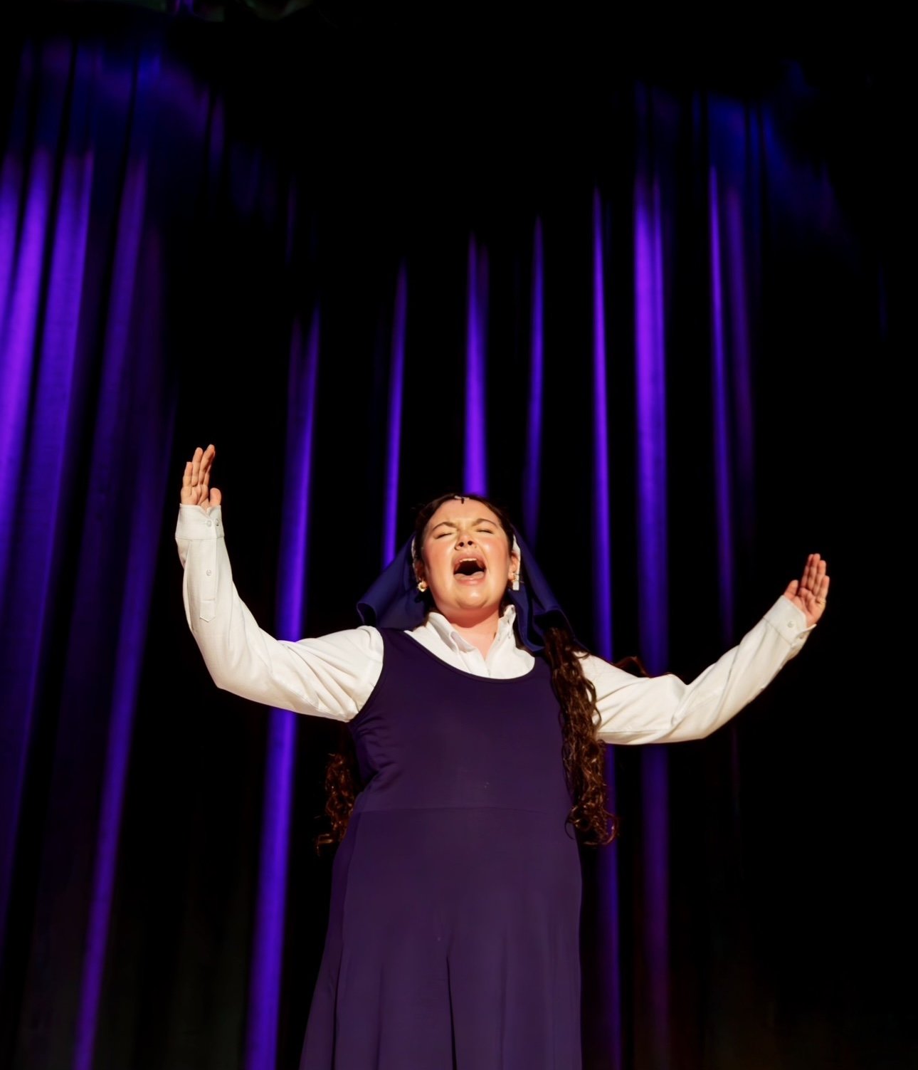 Aislinn Murphy as Sister Mary Robert in Sister Act (Photo by Carly Petitdemage)