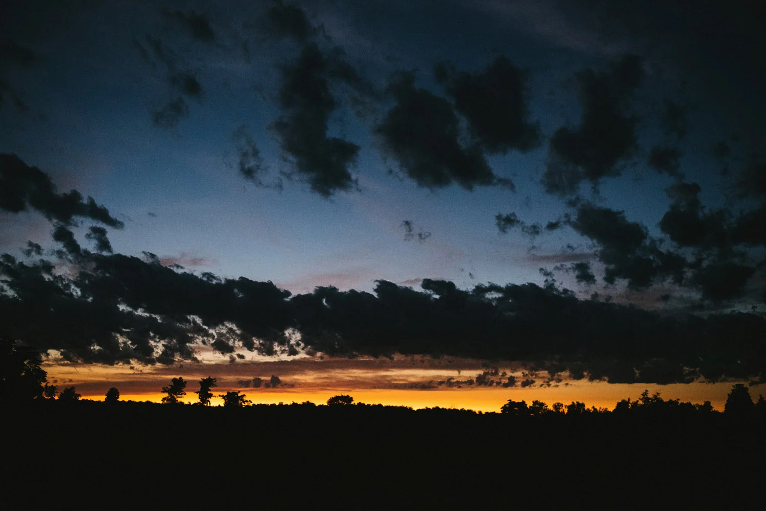 Walters Falls sunset