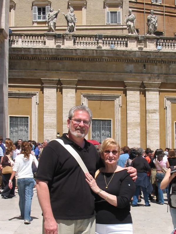 My Uncle Ken and Grandma Rose together in Italy in 2005.