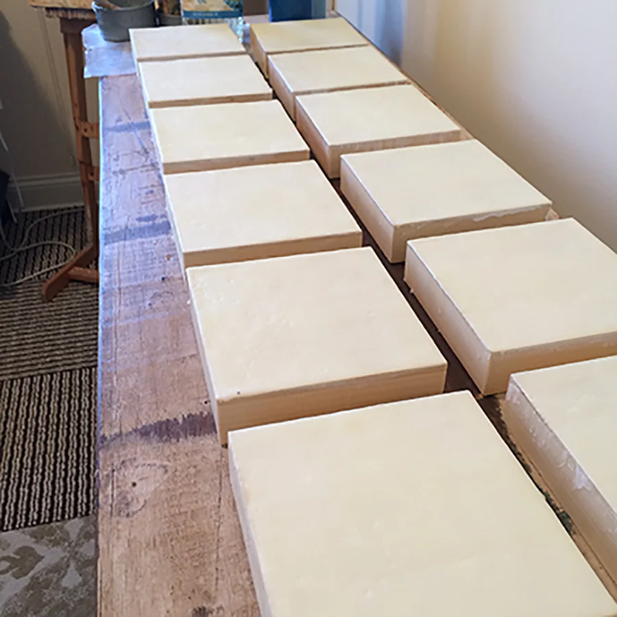 Panels primed and ready to go!