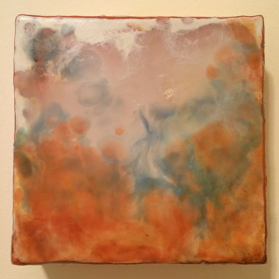 Day Twenty-Three, encaustic on panel, 6"x6", 2014