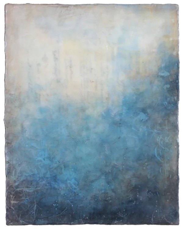 Kari Hall, Underwater , Encaustic, 14x11 inches