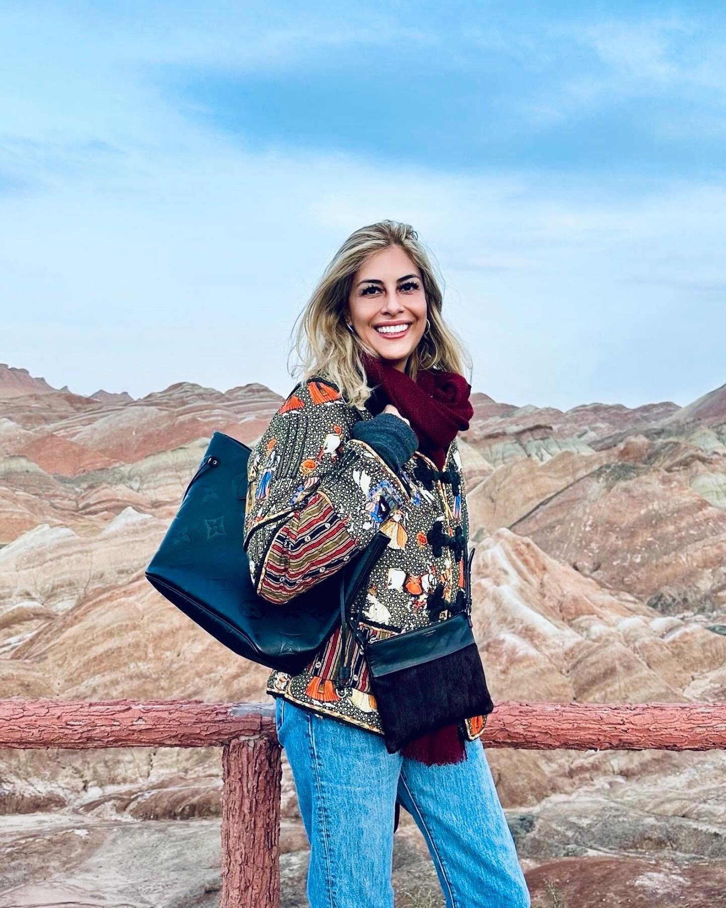 Last fall I had the opportunity to visit the Mogao Caves in Dunhuang, China on the edge of the Gobi Desert, which contain some of the best examples of cultural exchange.  The caves are filled with paintings and sculptures, and are a UNESCO World Heri