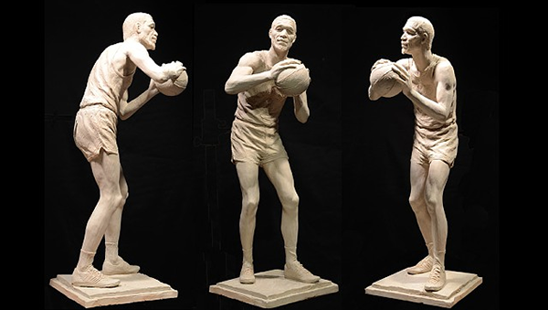 Central figure concept by Ann Hirsch for The Bill Russell Legacy Project