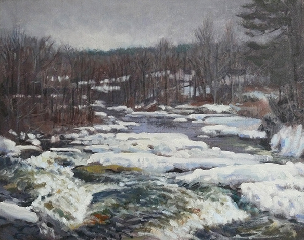 Greg Horwitch, 'Upper Falls', 24 x 30, Oil on Linen