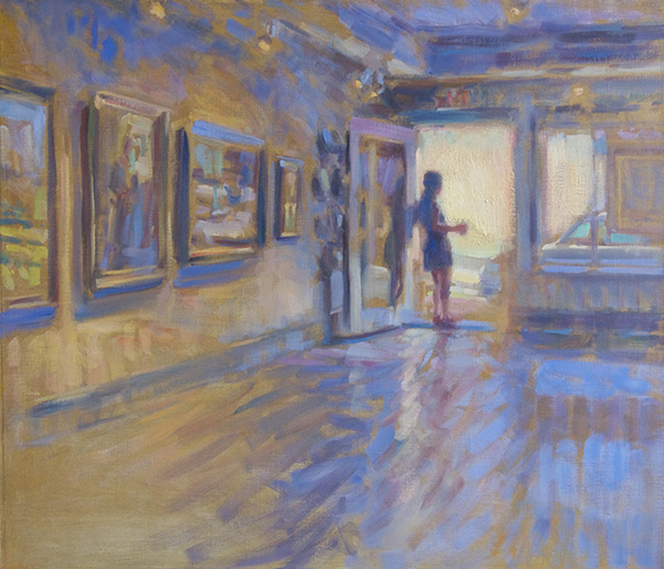 Greg Horwitch, 'Gallery in Summer', 24 x 28, Oil on Linen