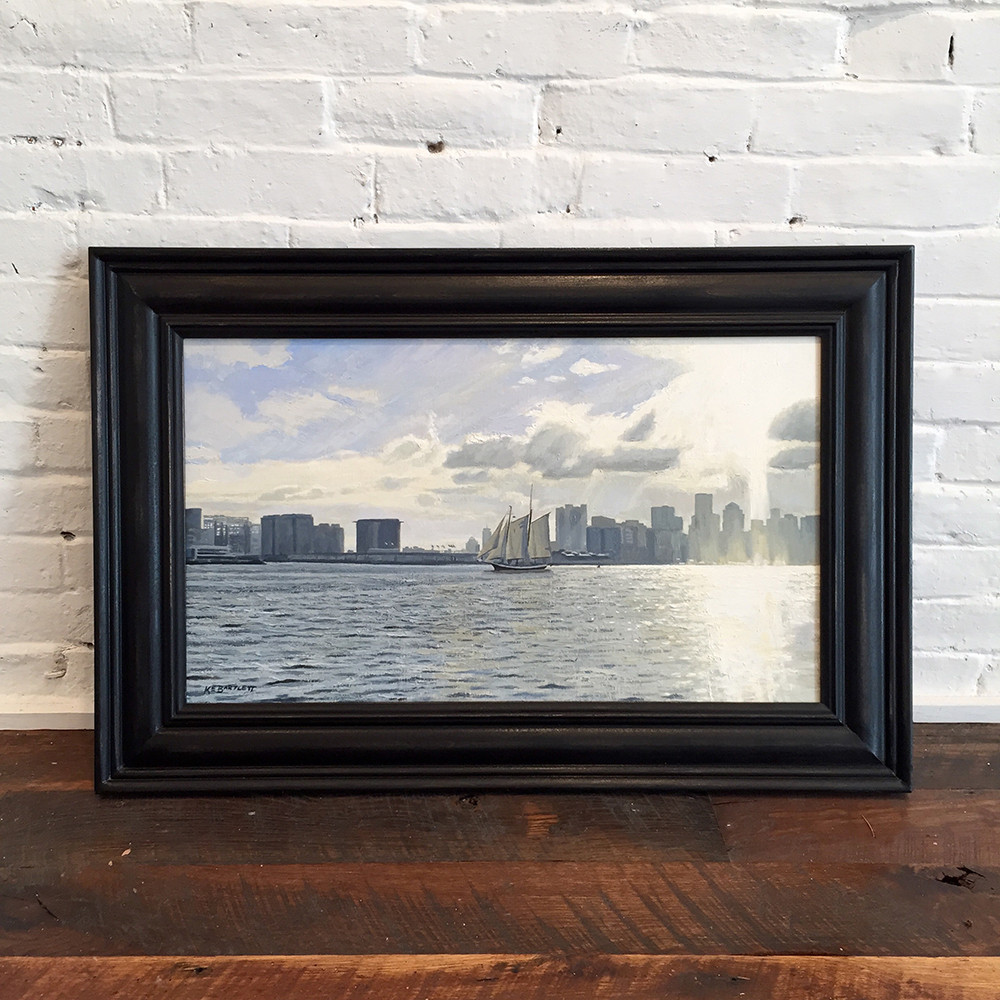 Late Afternoon, Boston Harbor Framed.jpg