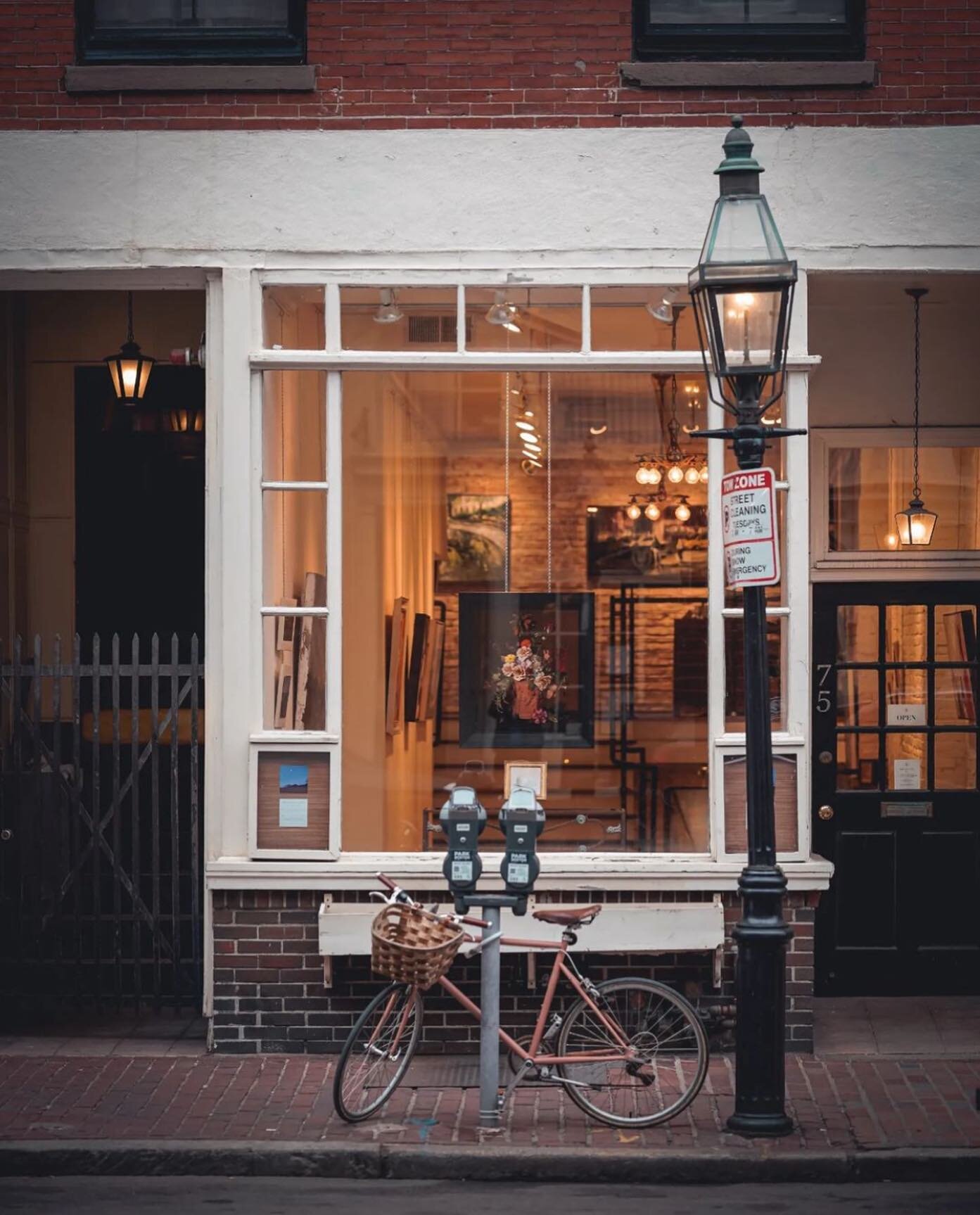A beautiful photo of the gallery by @brianmcw. #gallery #boston #beaconhill #charlesstreet