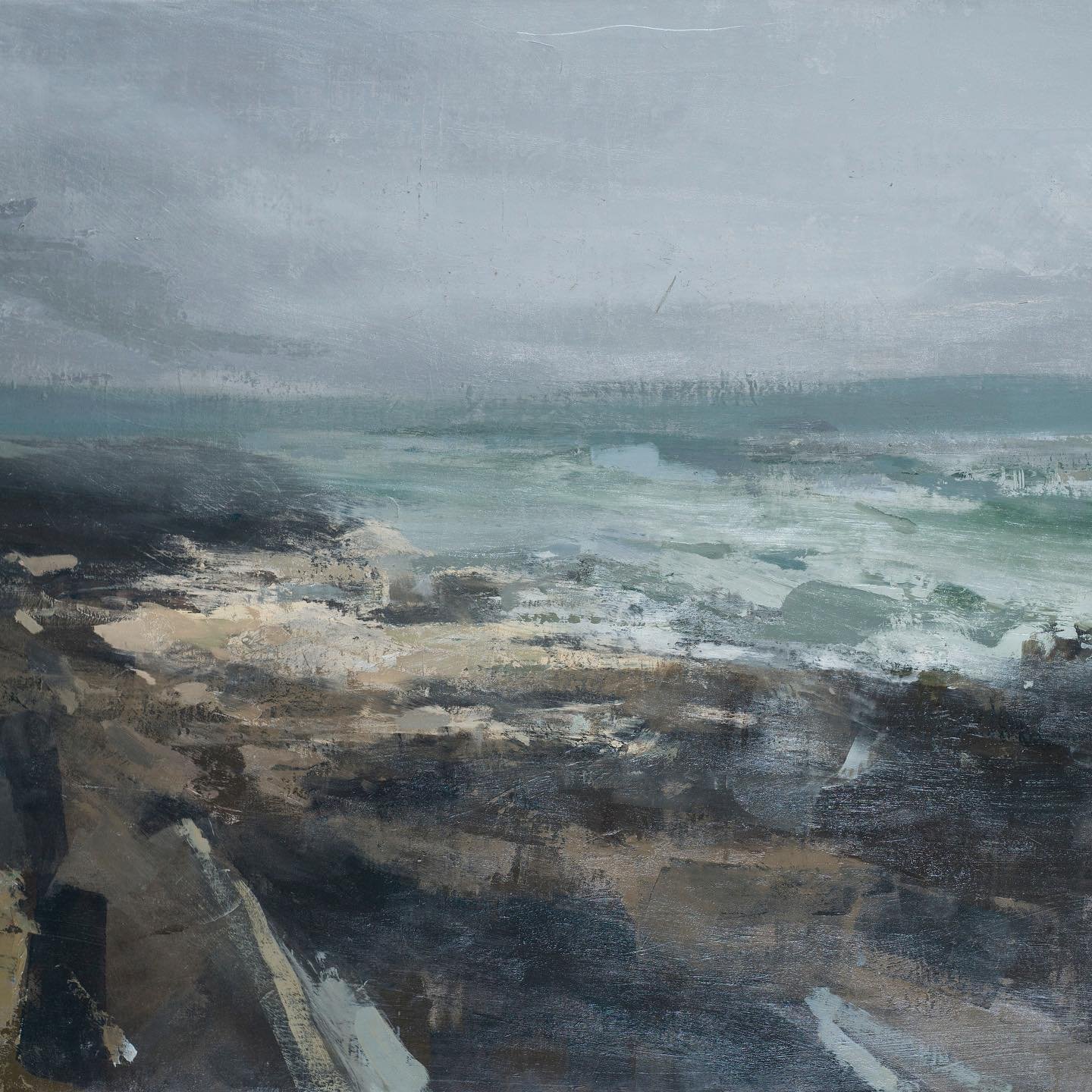 New work from Timothy Powers Wilson arriving today and opening tomorrow in the gallery and online! Here&rsquo;s a detail of &lsquo;Dyers Cove&rsquo;.

#dyerscove #ocean #timothypowerswilson