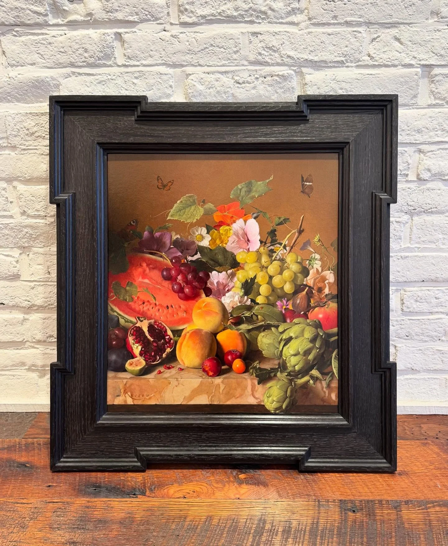 Carlo&rsquo;s magnificent show is up now! This is &lsquo;Summer Garden&rsquo; &mdash; bursting with all the colors and textures of those bountiful months.

#carlorusso #summergarden #stilllife