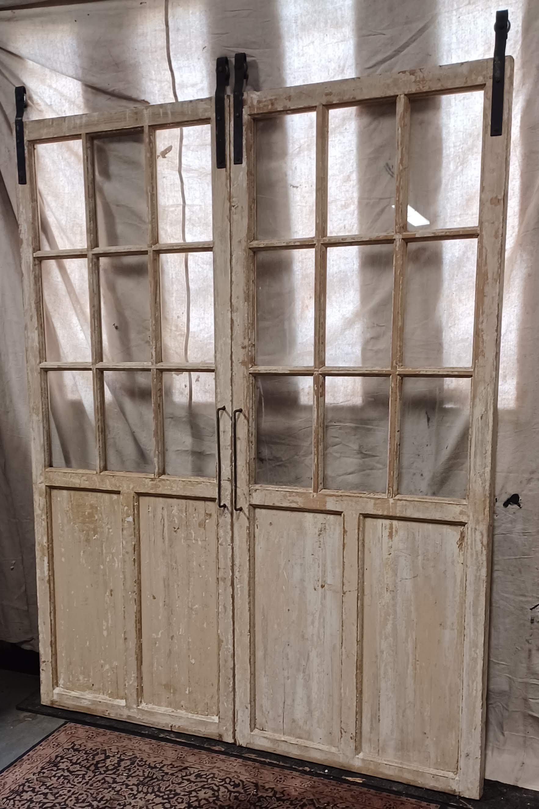 Salvaged Interior sliding doors