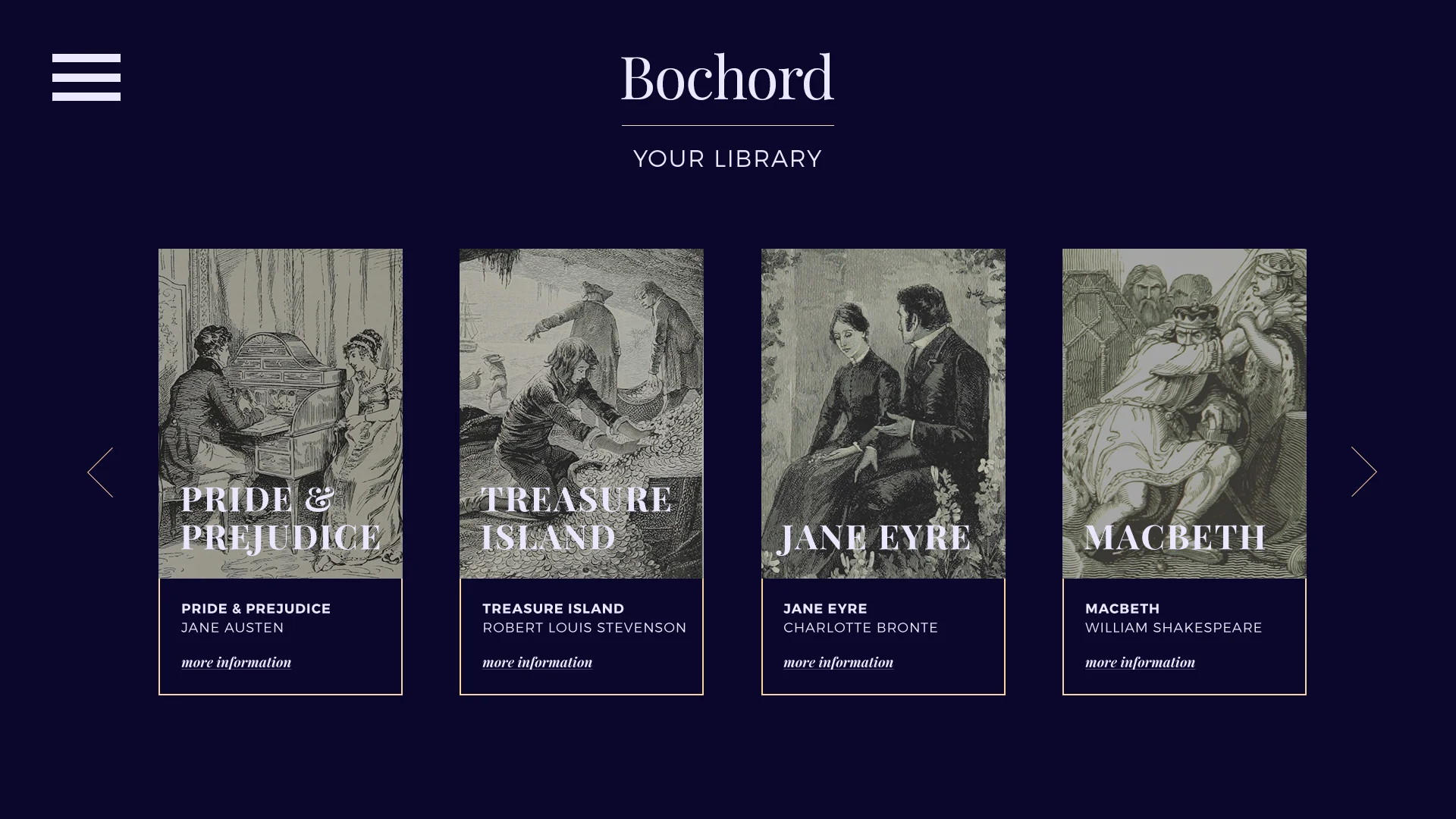Bochord Library Home Page
