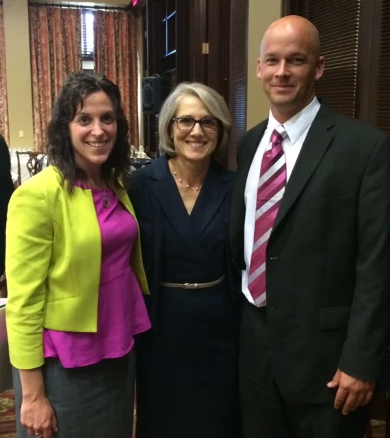 Jess Lawrence, Mary Lynne Capilouto and Jamie Sparks