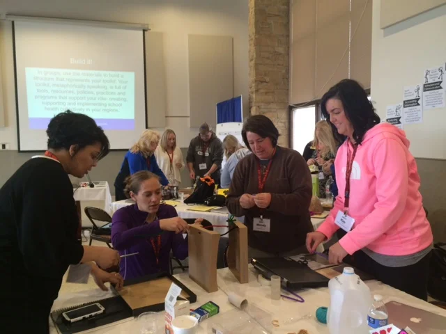 Working on the Build It activity.