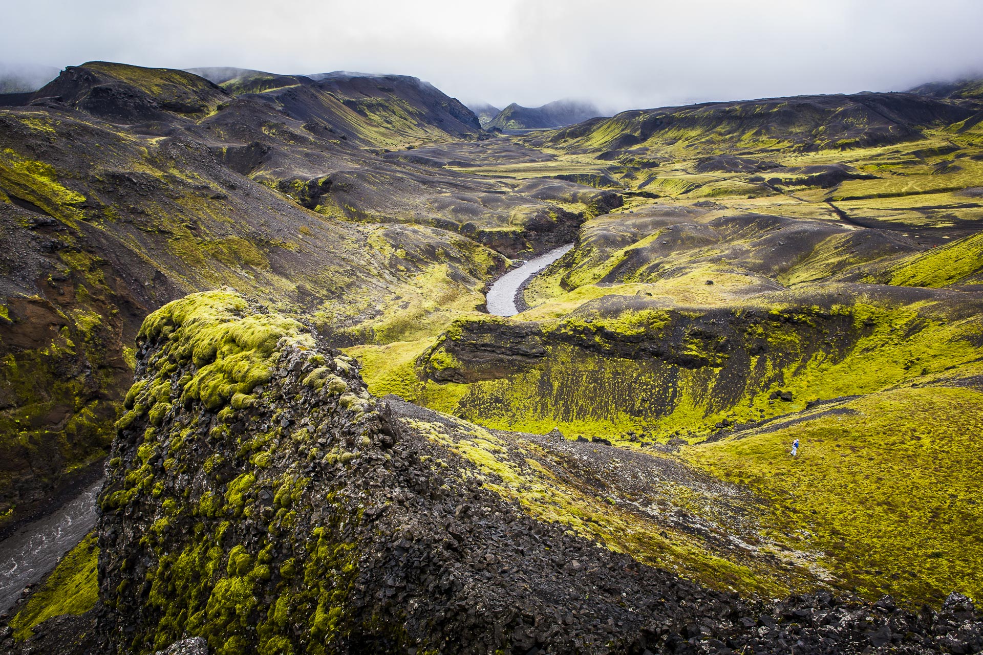 Paysage Þórsmörk, Suðurland -  Islande