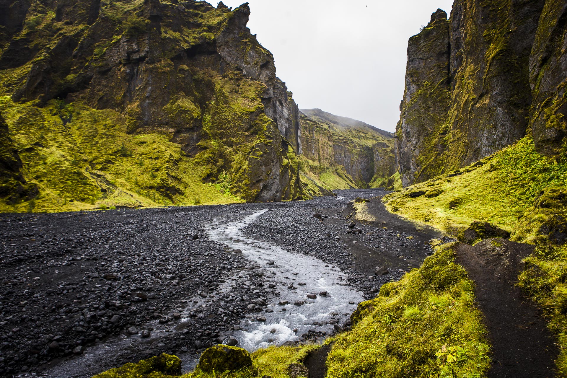 Paysage Þórsmörk, Suðurland -  Islande