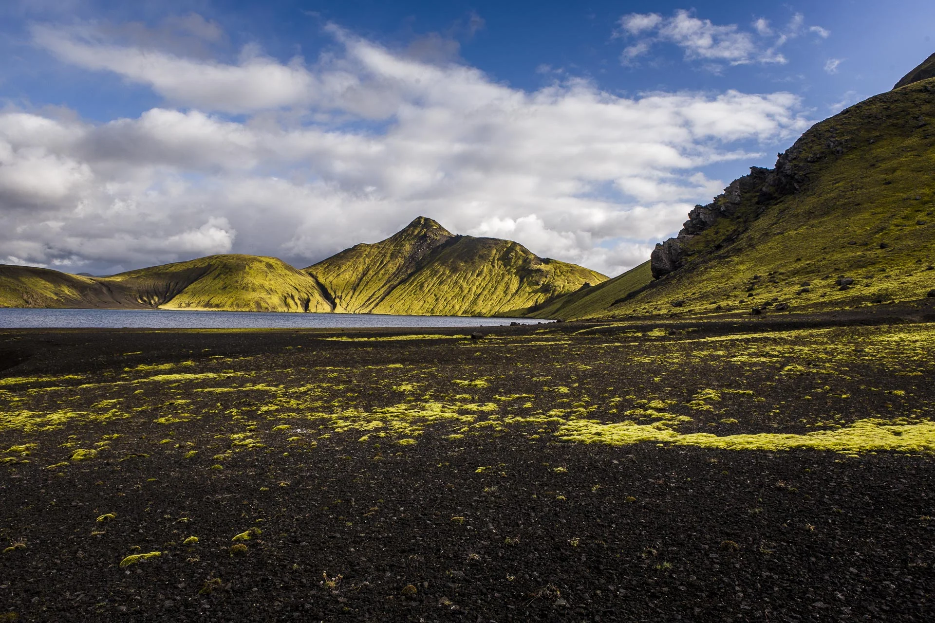 Paysage Fjallabak, Suðurland, Islande