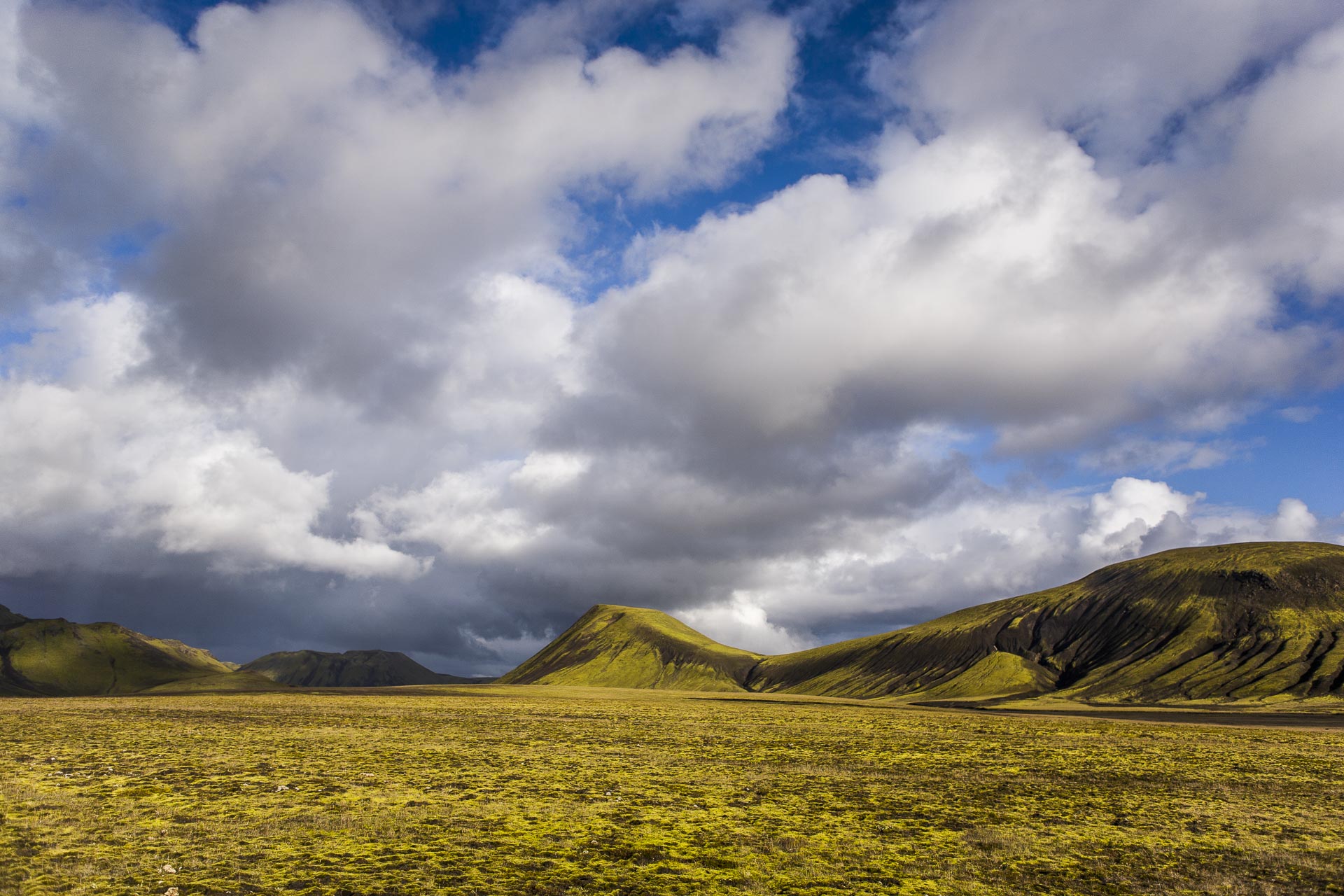 Paysage Fjallabak, Suðurland, Islande