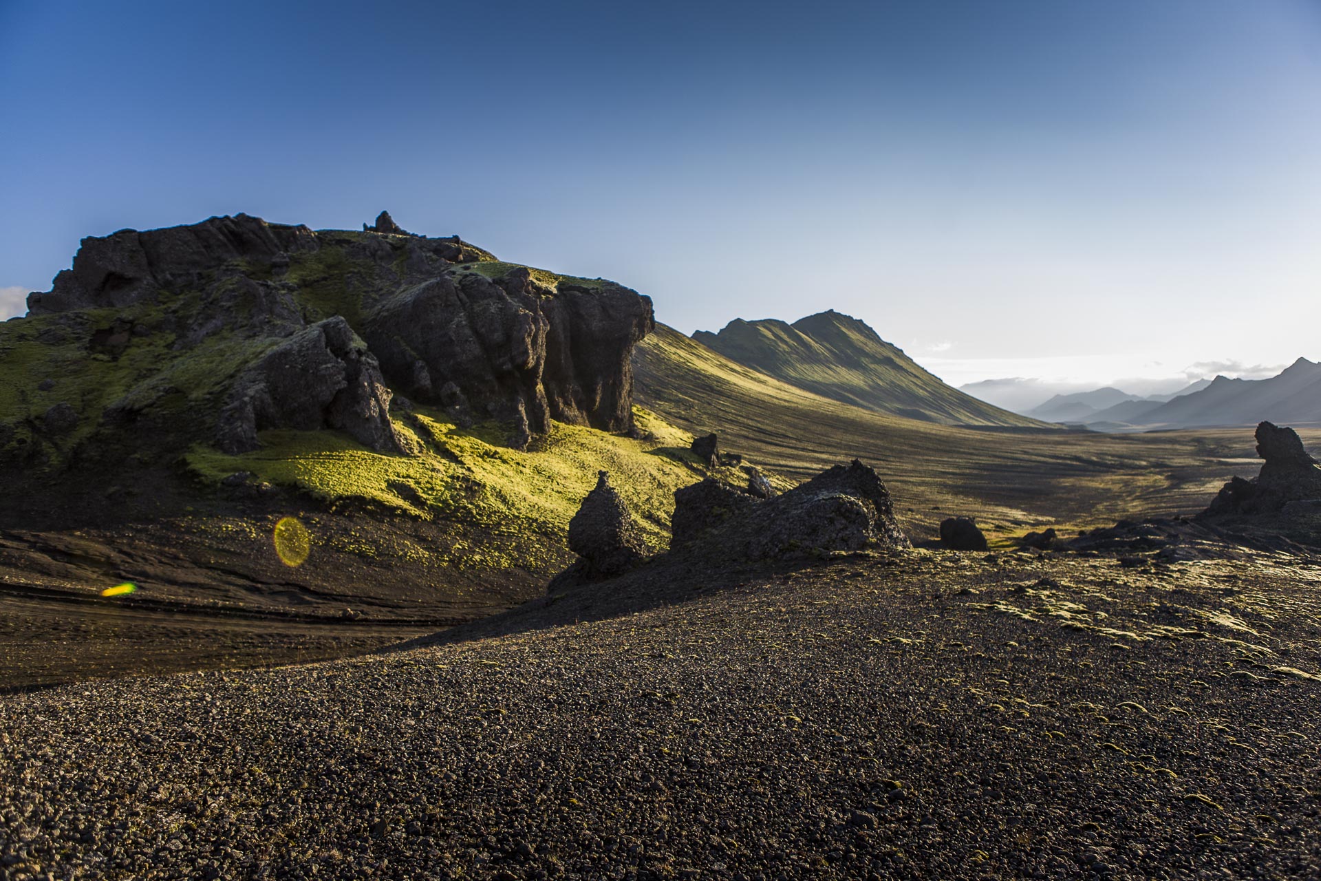 Paysage Hrafntinnusker -  Islande
