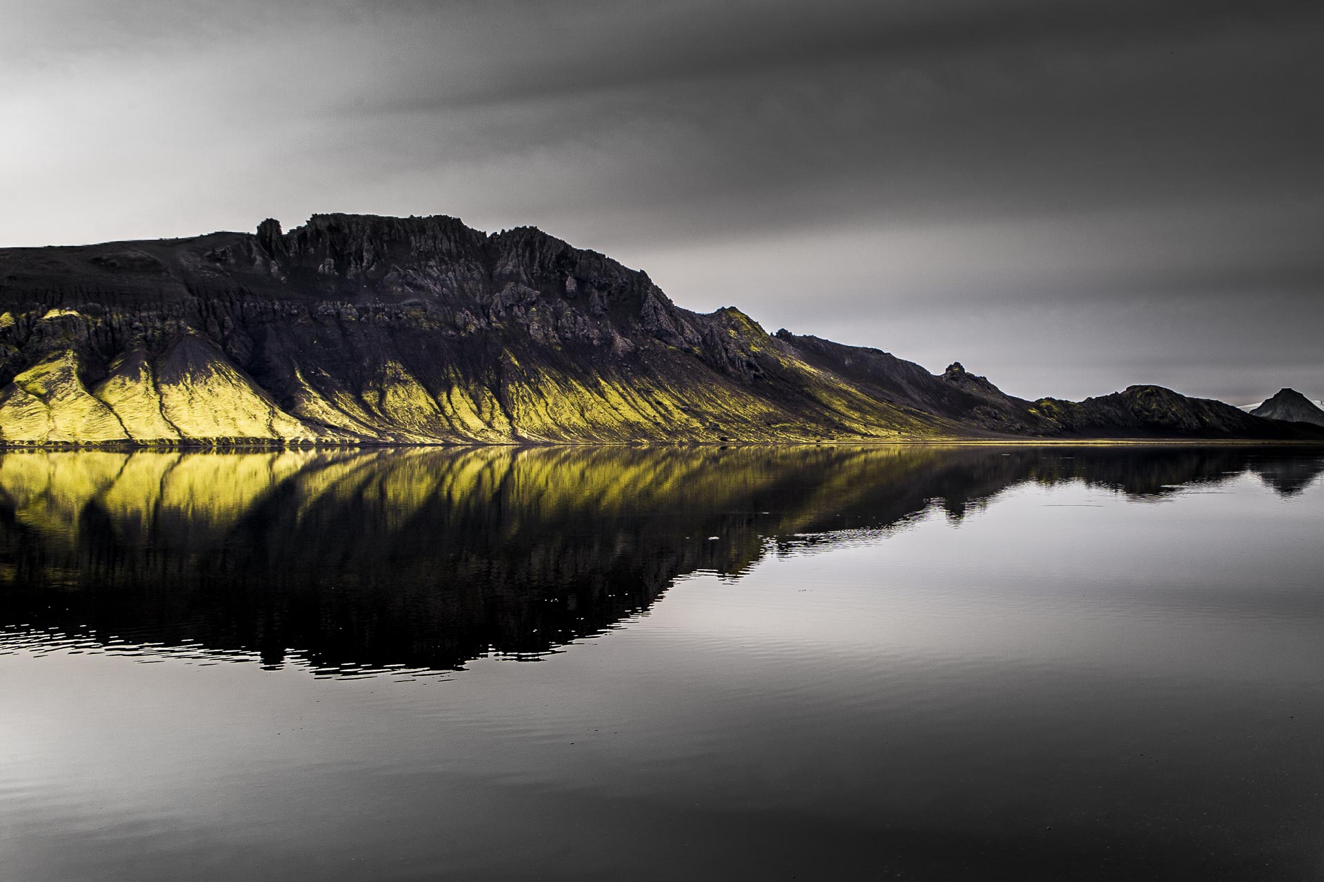 Paysage Hrafntinnusker -  Islande