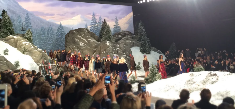 Tommy Hilfiger NYFW Fall '14. Photograph by Amanda Dennelly.