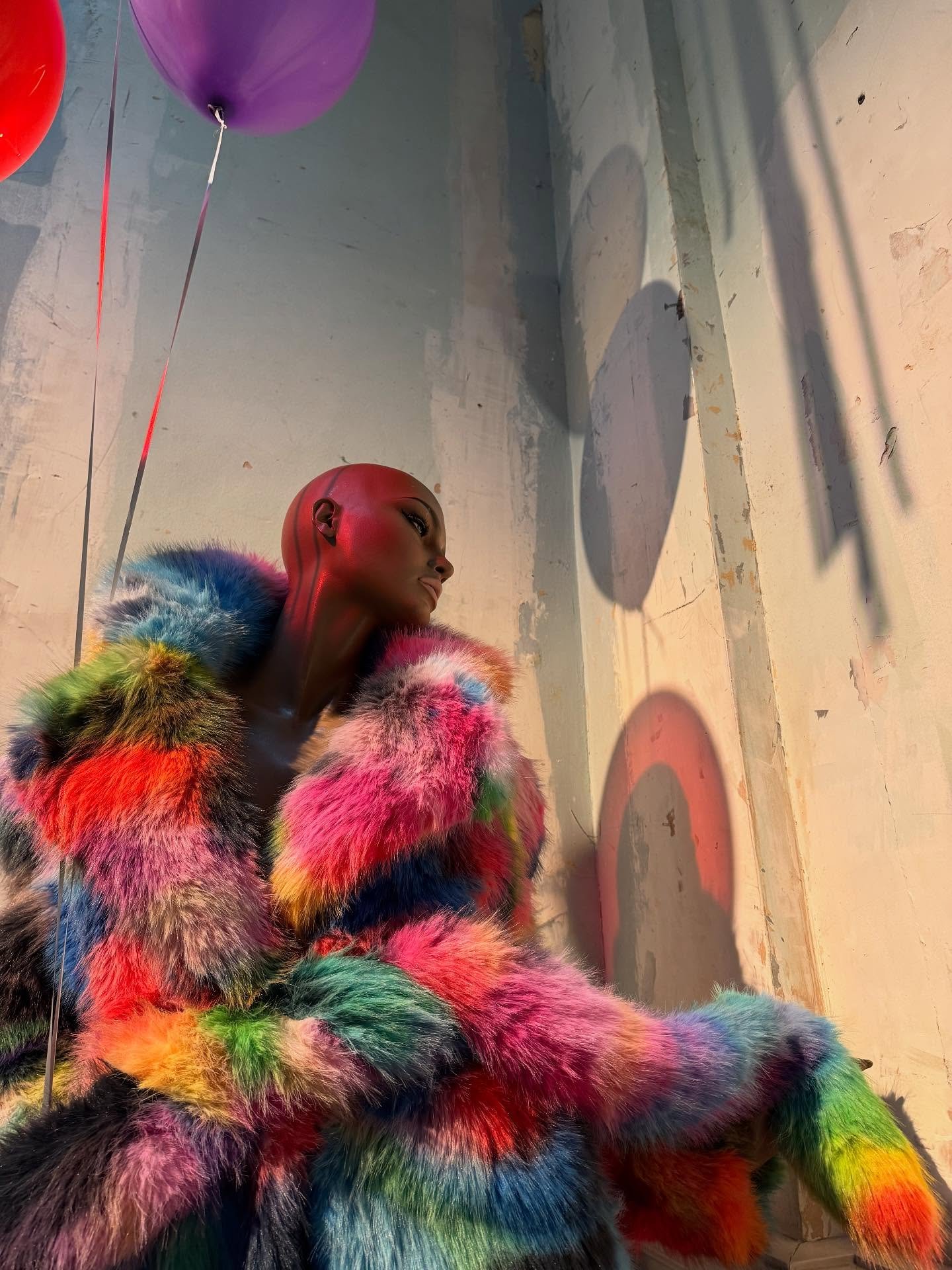 🍾🎉🎈Rowdy Mannequins Debenhams x Ashish party hosted by Kim Cattrell set design by me #andrewtomlinson @gabrielamoussaieff