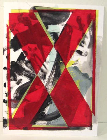   Know Know , 15" x 11", watercolor &amp; oil on paper, 2010 