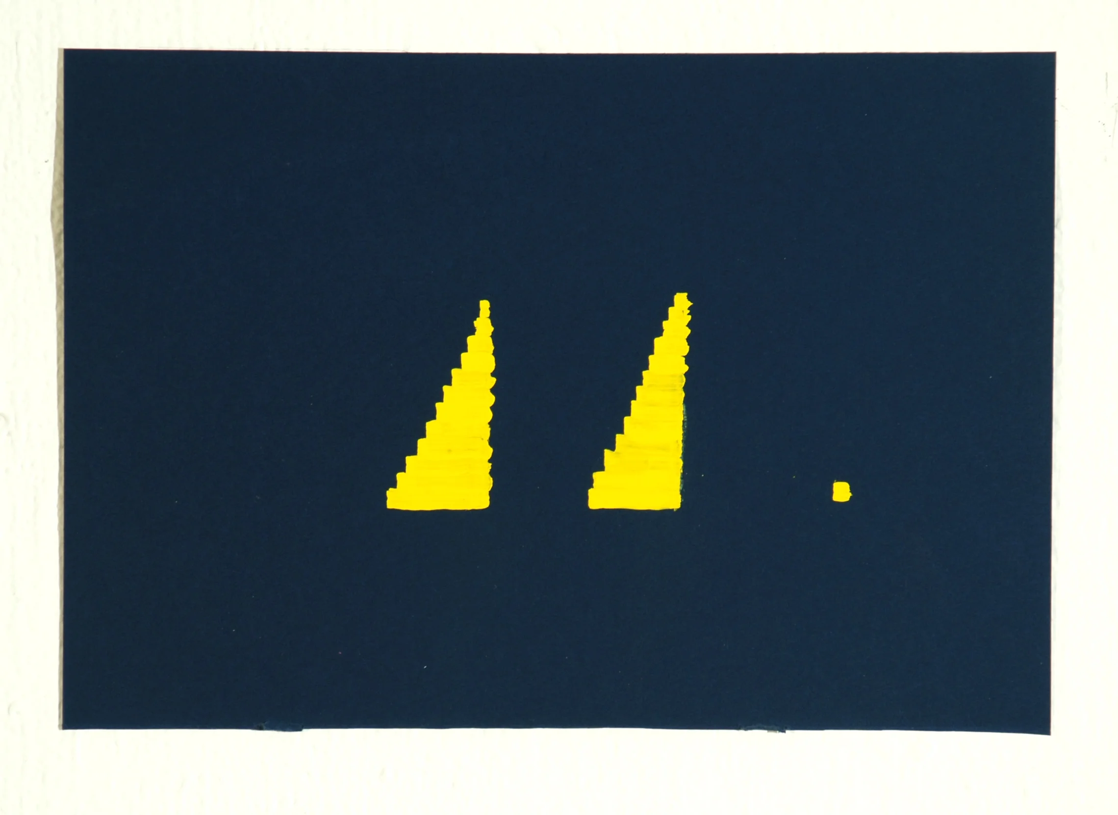   Cognate , 8" x 10", gouache on paper, 2008 