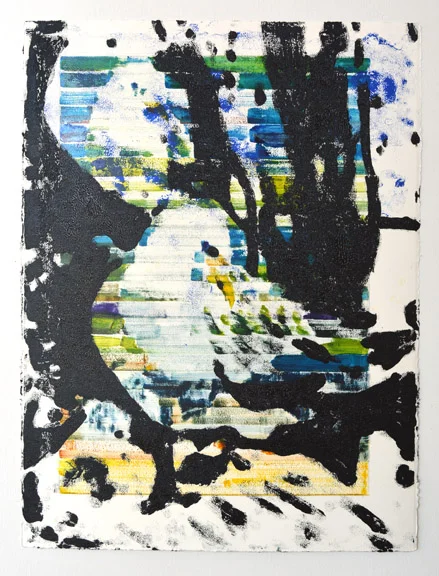   Memory , 30" x 22", oil on paper, 2013. 