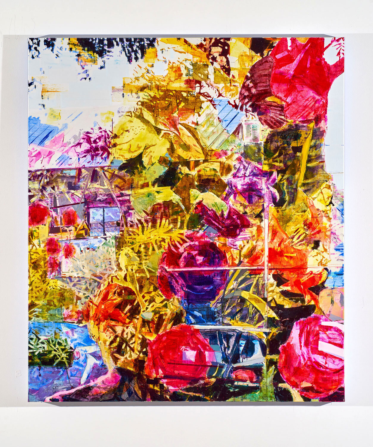   Technology of Dirt and Air,  oil on linen, 46” x 40”, 2018. 