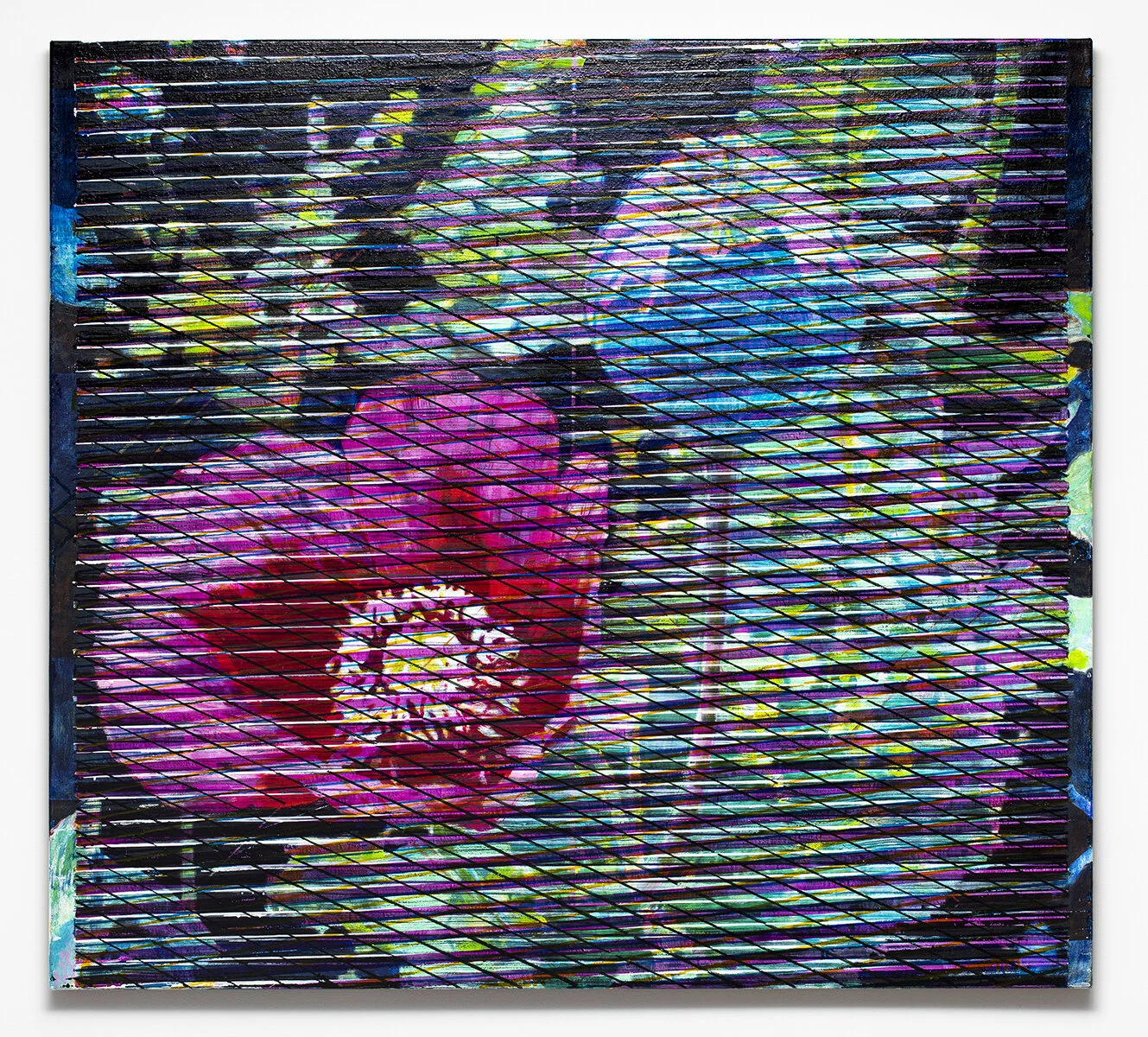   To Be Held , oil on linen, 40” x 44”, 2018. 