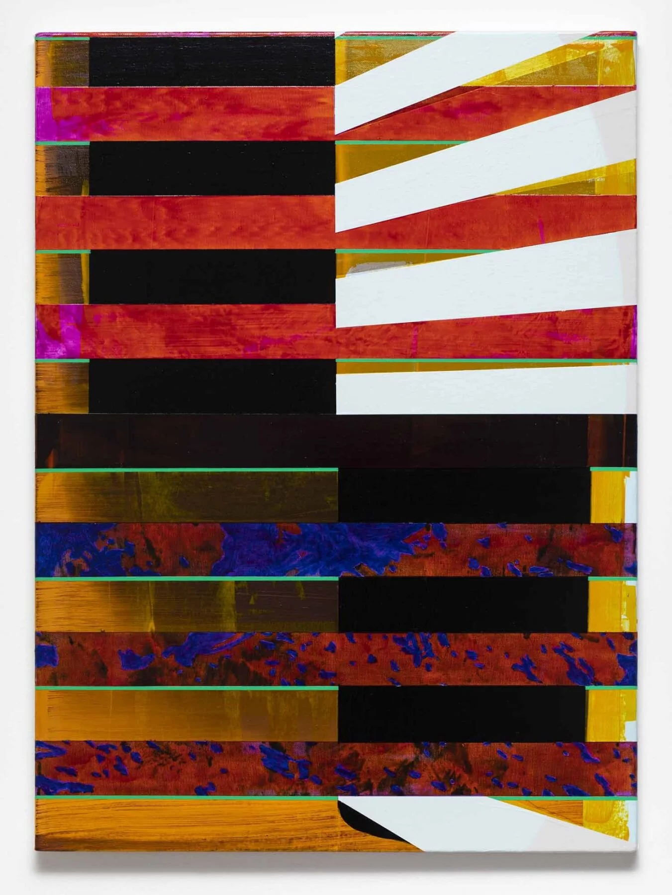   The Wave , oil on canvas, 30” x 22”, 2018. 