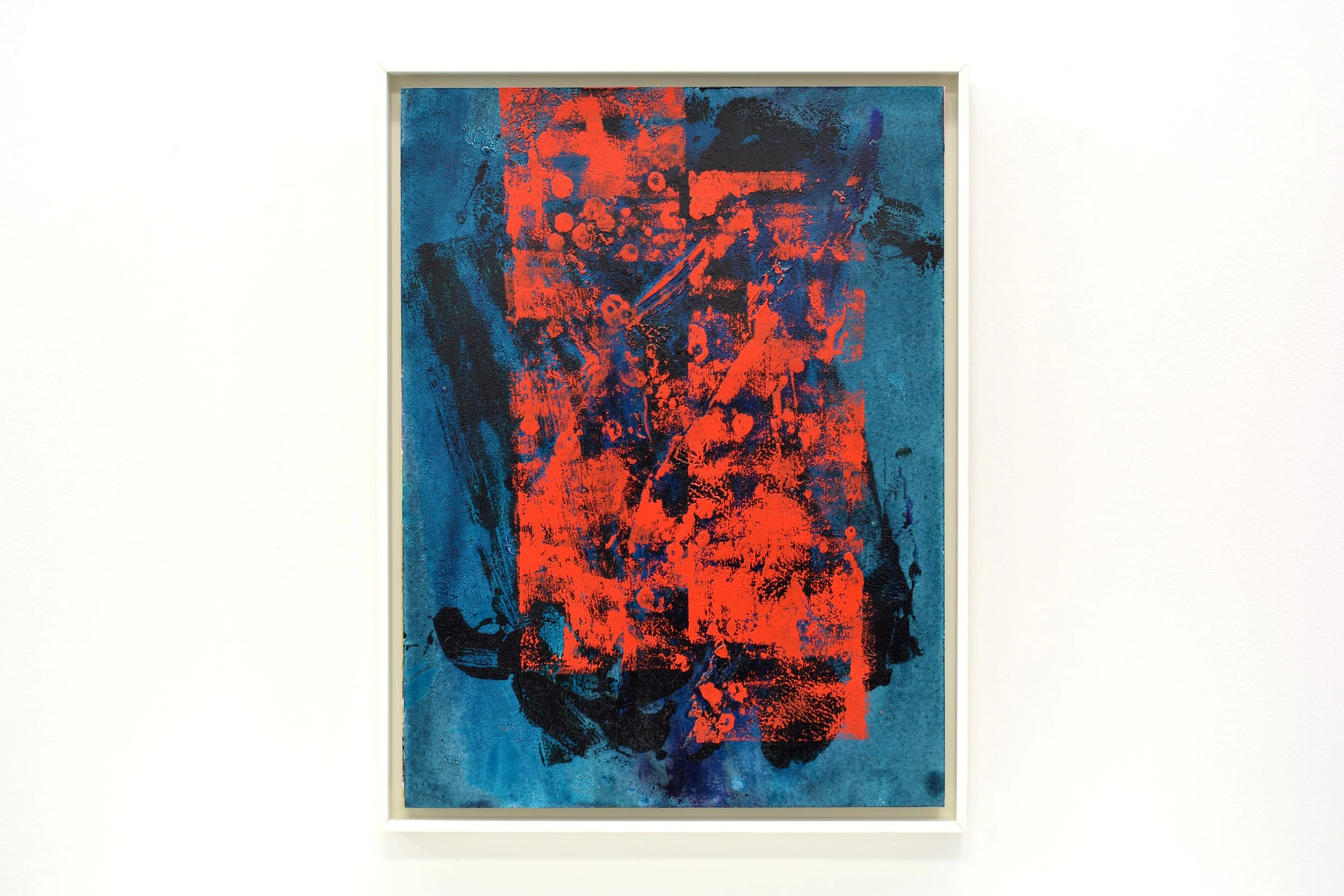   Two , oil on paper, 16” x 12”, 2020. 
