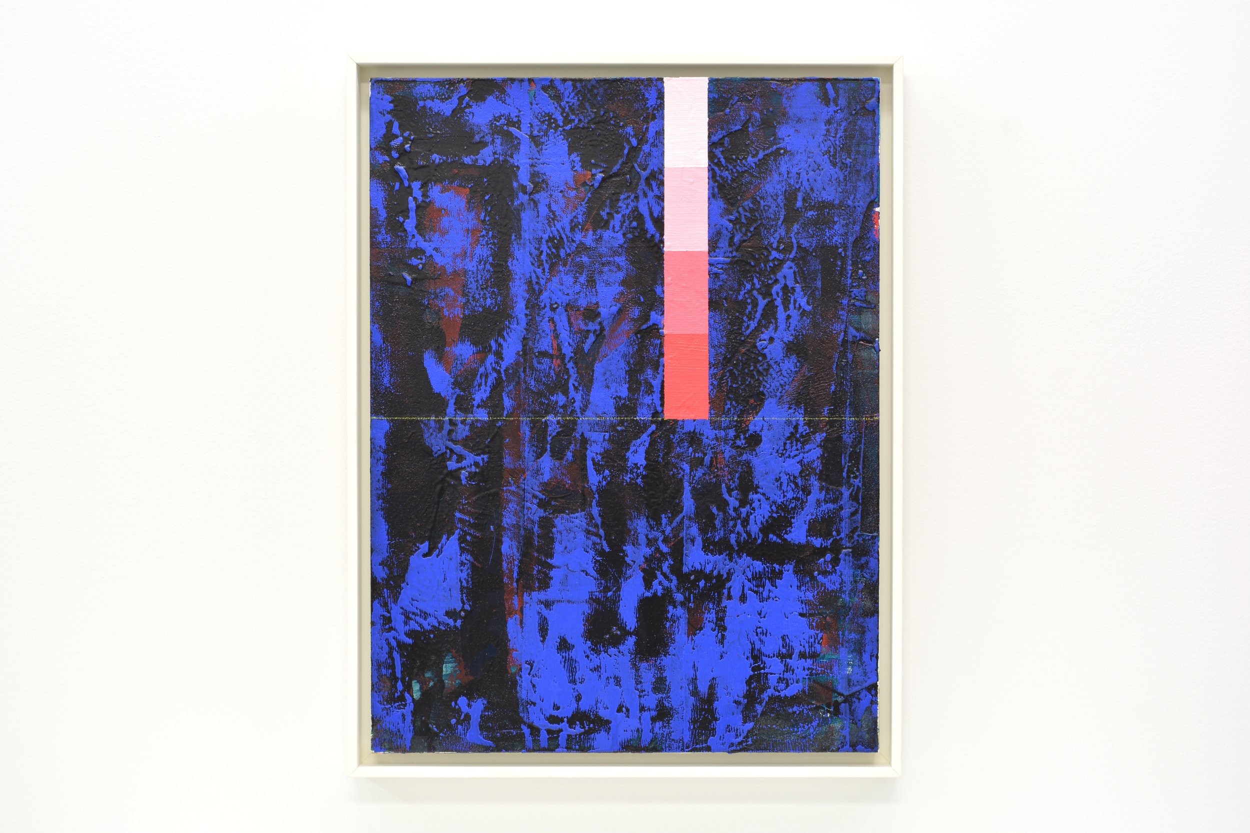    Fields,  oil on paper, 16” x 12”, 2021. 