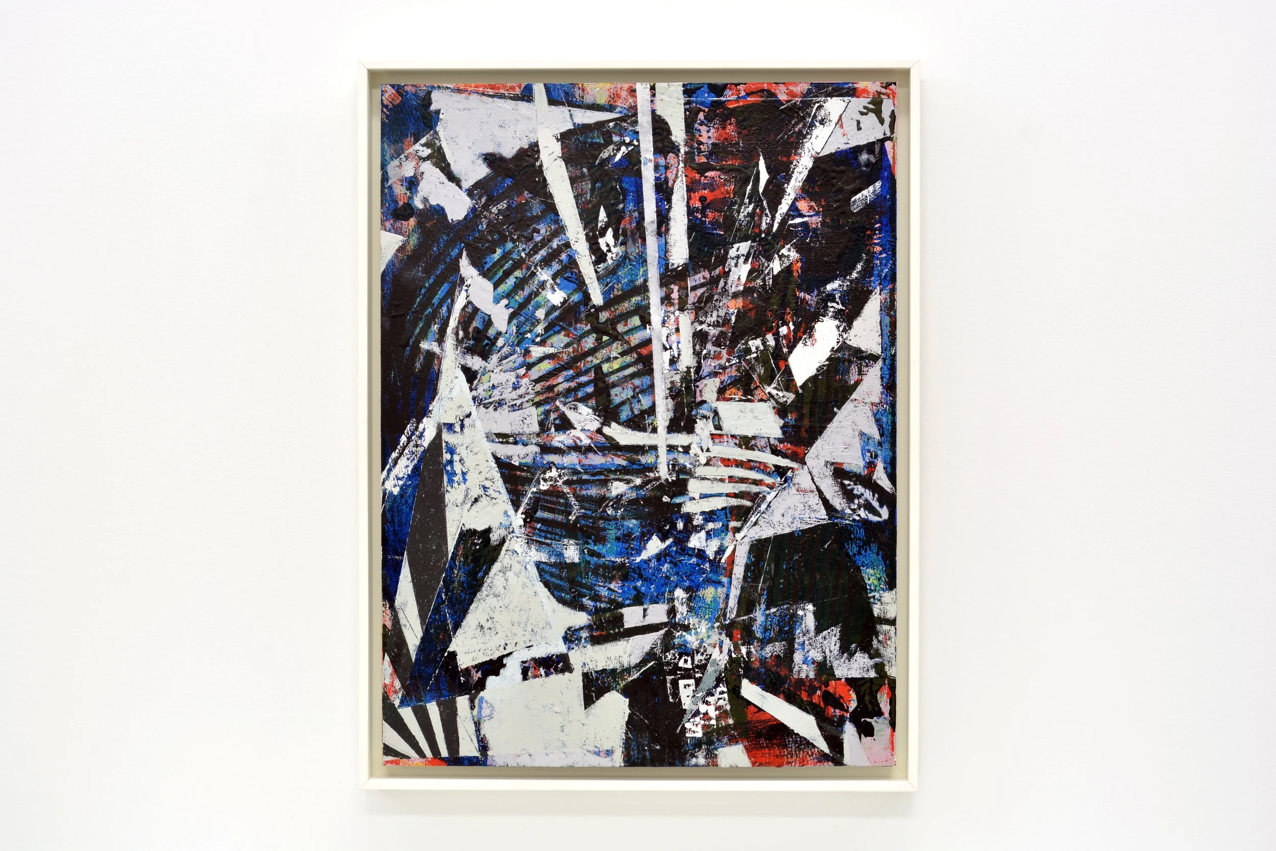   Monument,   oil on paper, 16” x 12”, 2021. 