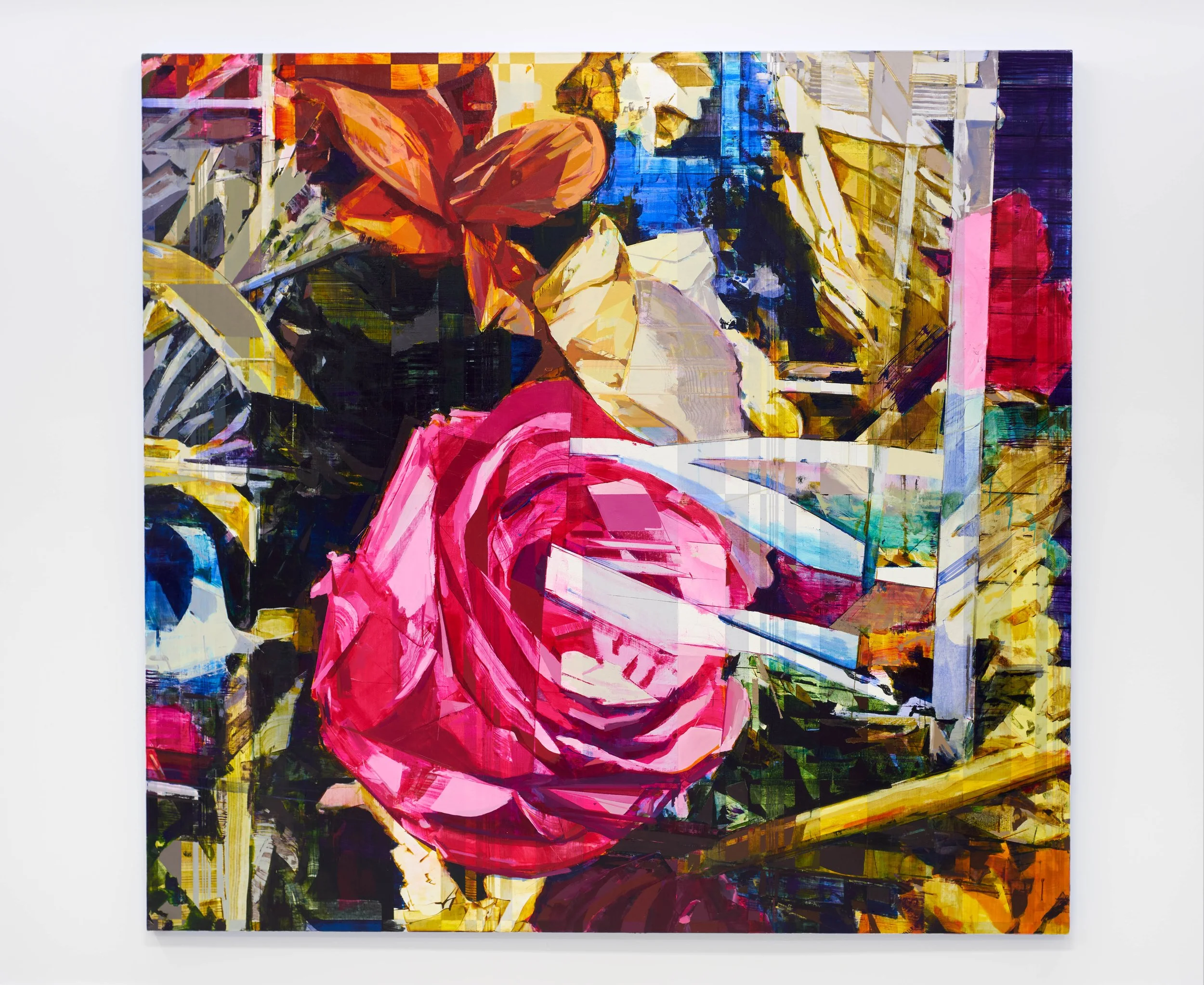   Of Dirt &amp; Air,  oil on canvas, 74” x 78”, 2022.  