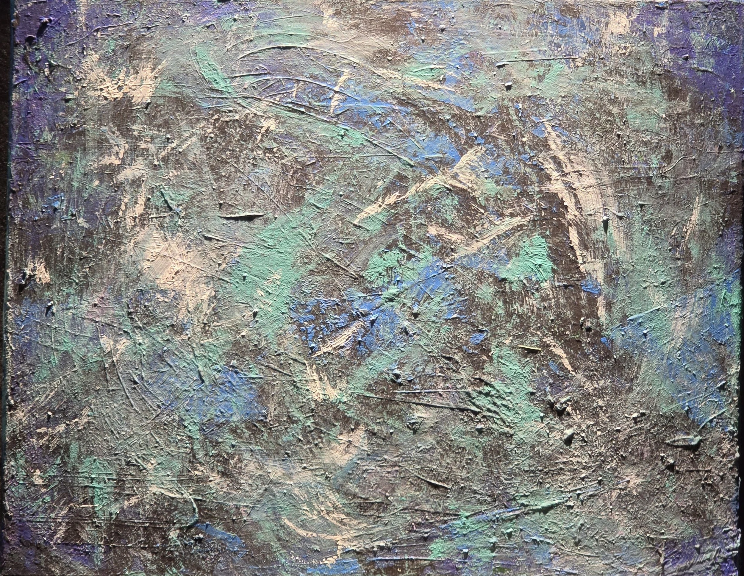 Blue Abstraction #3, 16x20, Acrylic ($550)