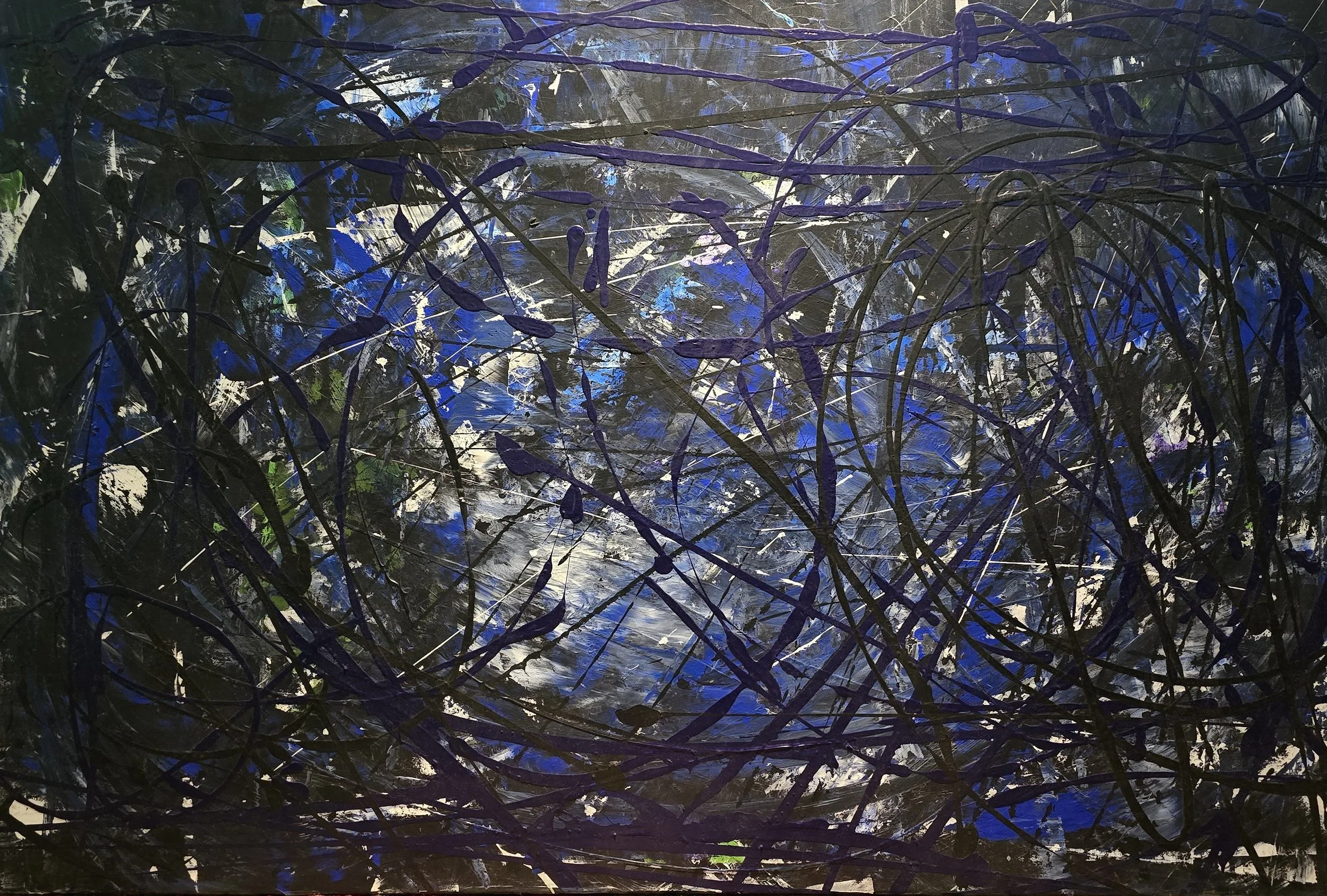 Blue Line, 40x60, Acrylic ($1975)