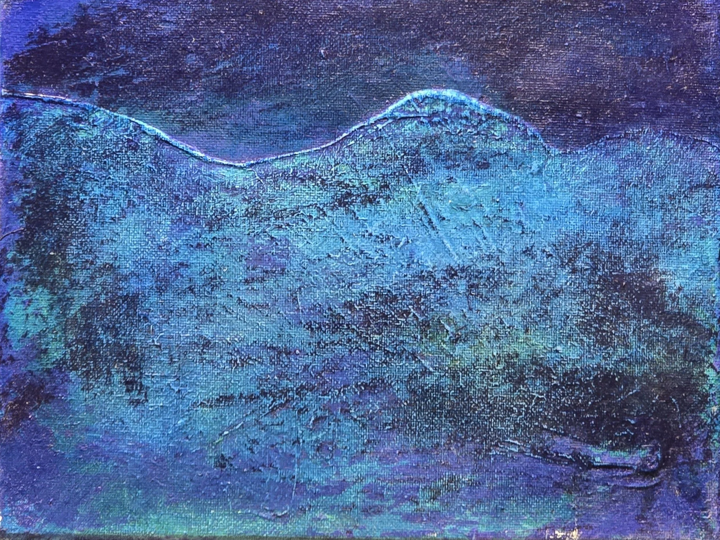Blue Mountain, 8x10, Acrylic ($250)