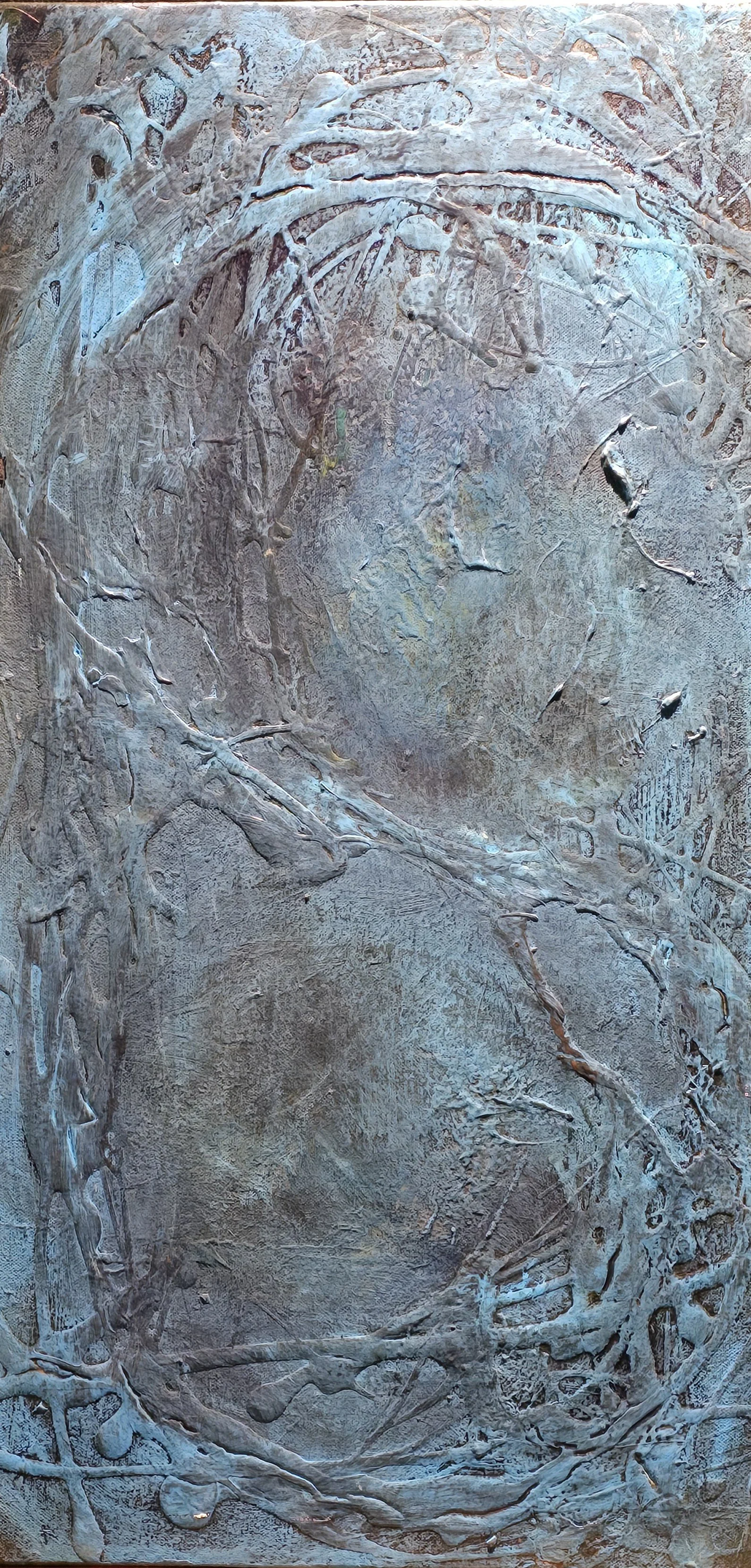 Blue Thicket, 24x12, Acrylic ($650)