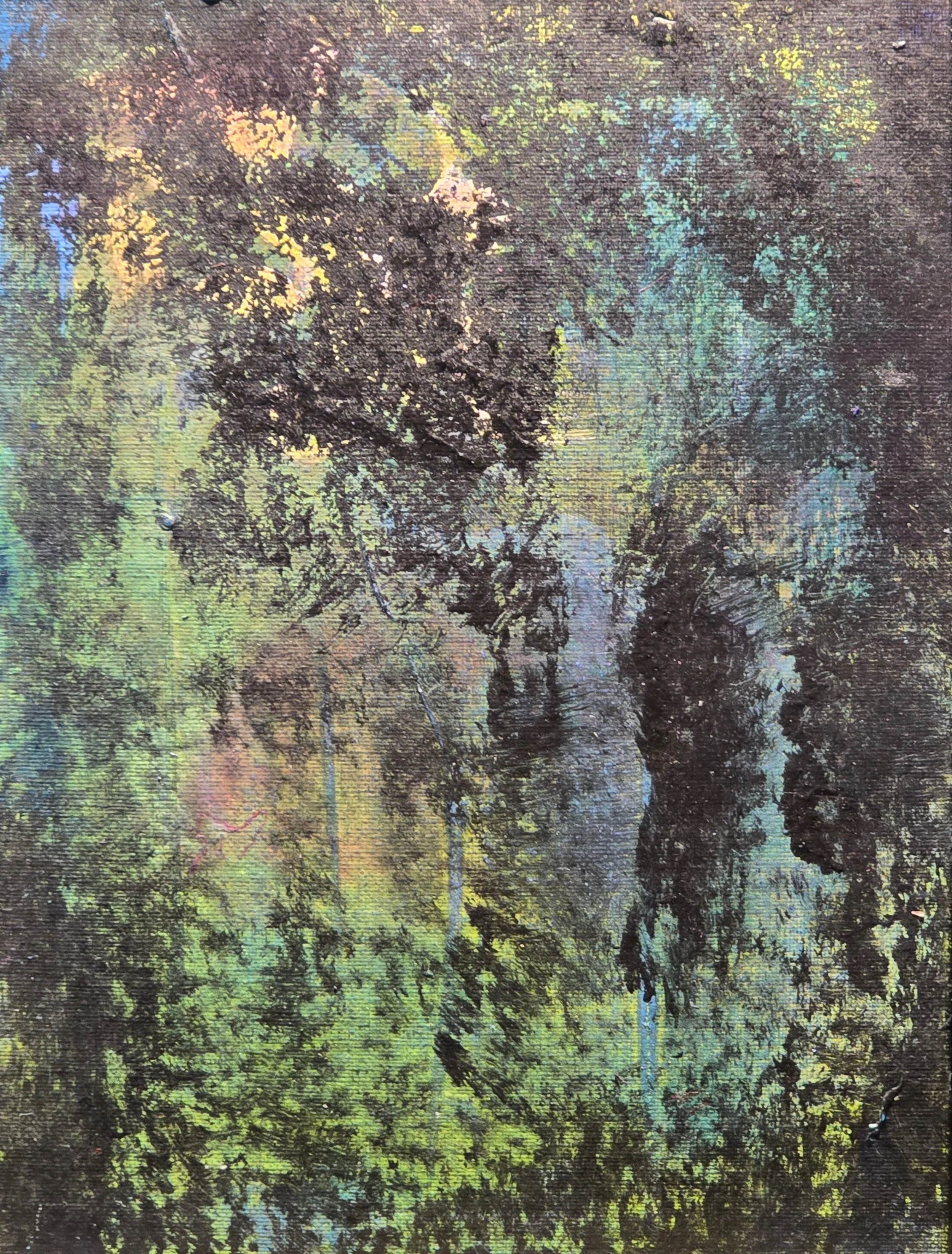 Fern Wood Forest, 12x9, Acrylic on board ($265)