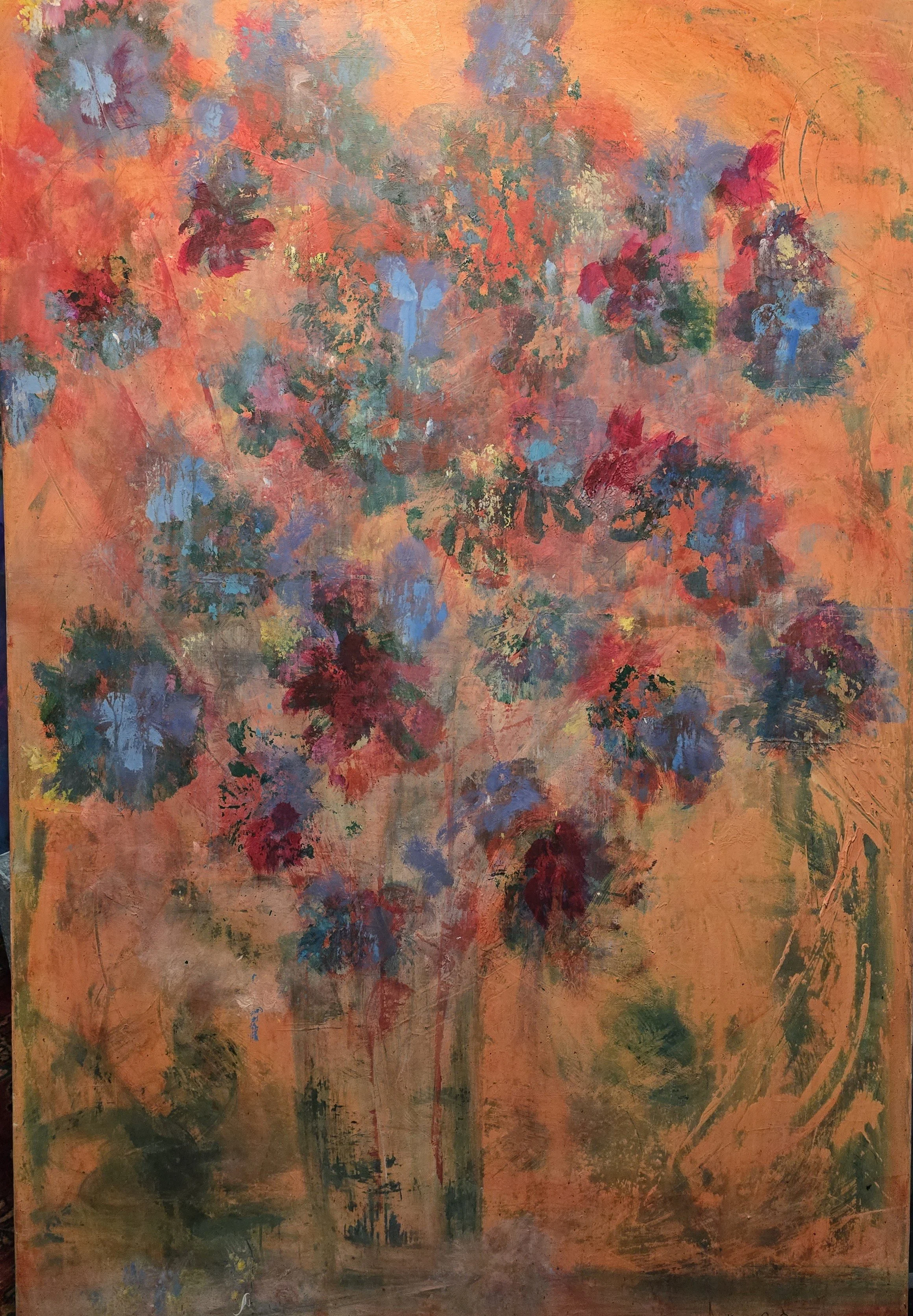 Good Evening Bouquet, 60x40, Acrylic ($1600)