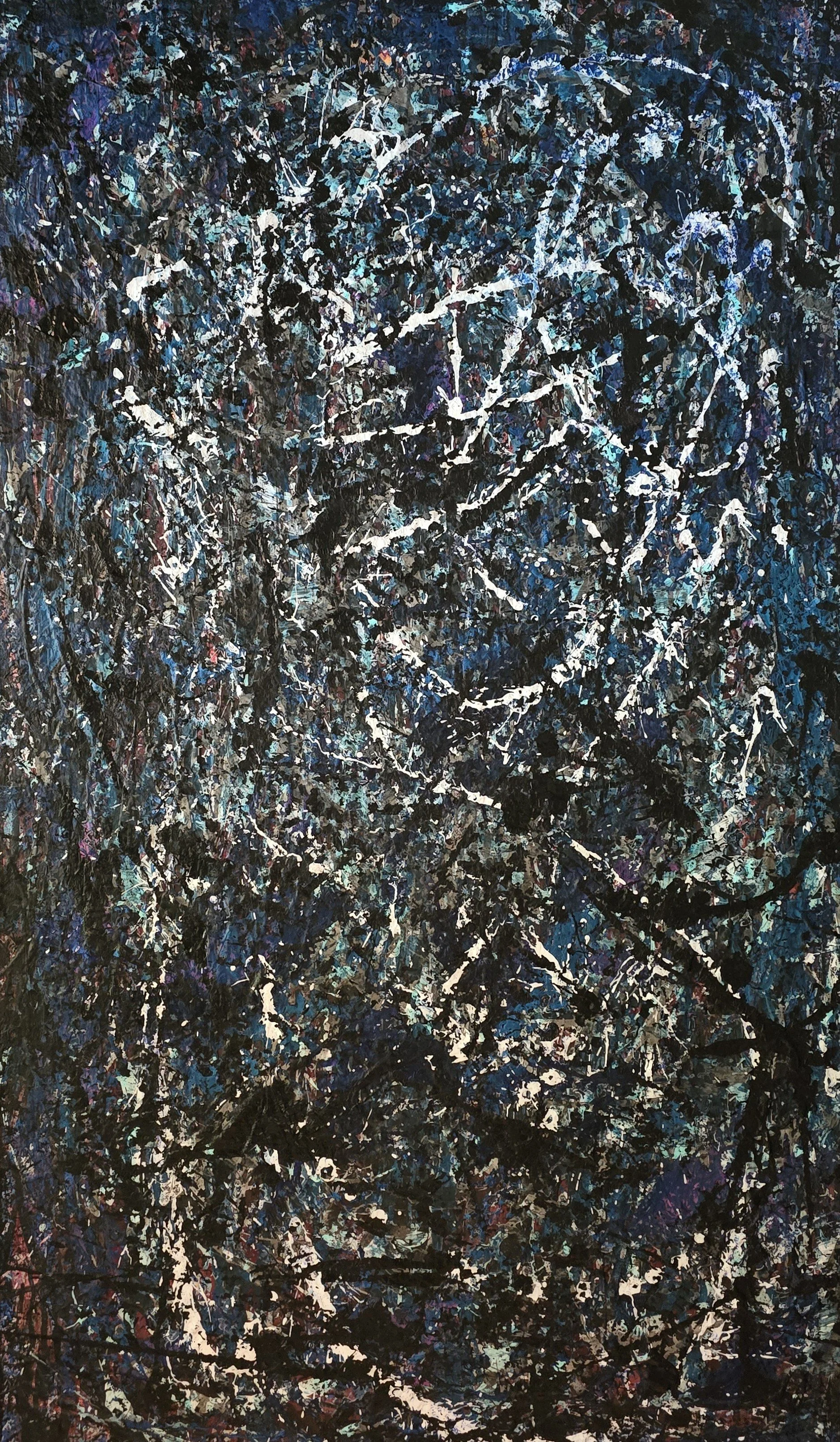 Into the Night, 60x36, Acrylic ($3000)