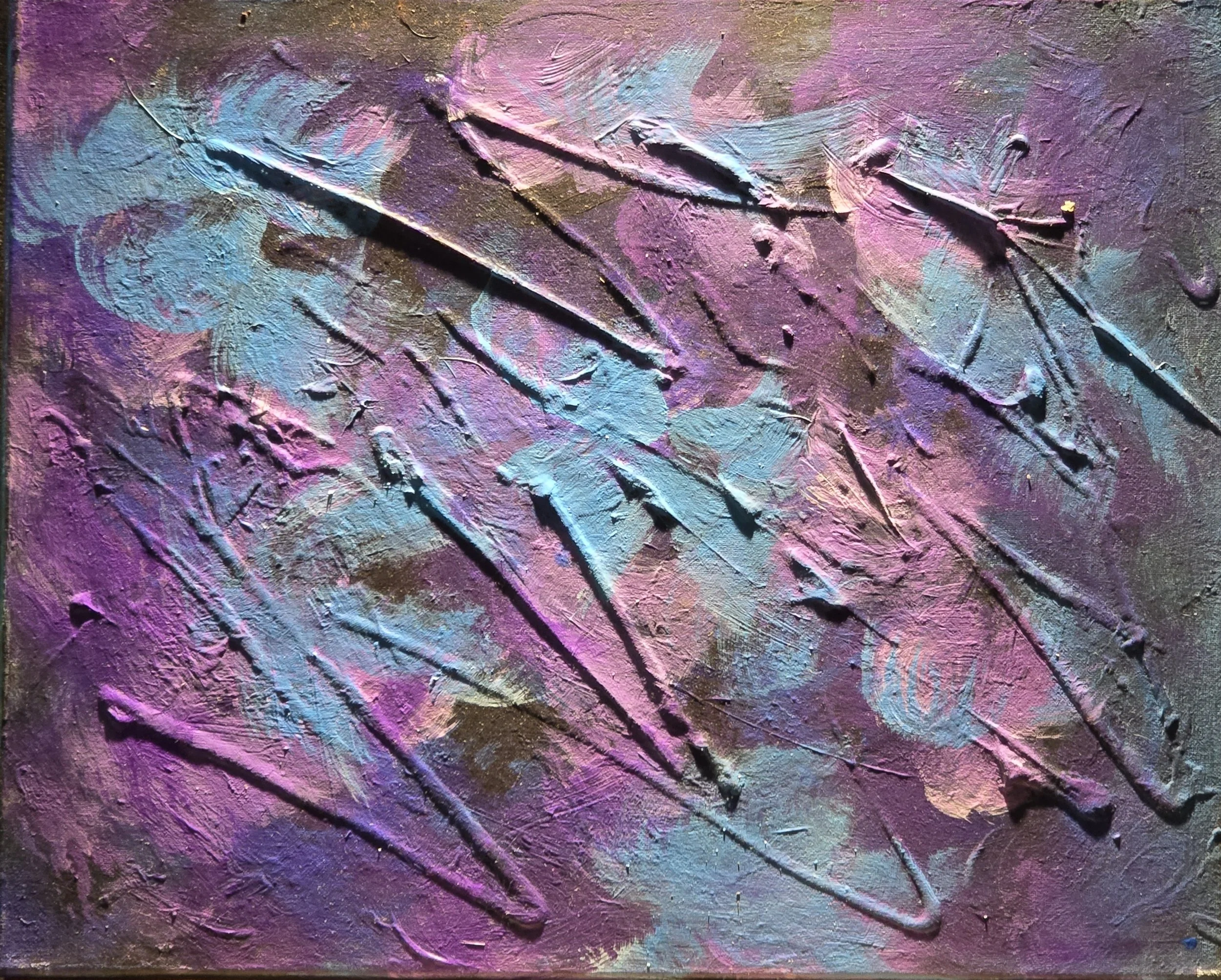 Line Abstraction #8, 16x20, Acrylic ($550)