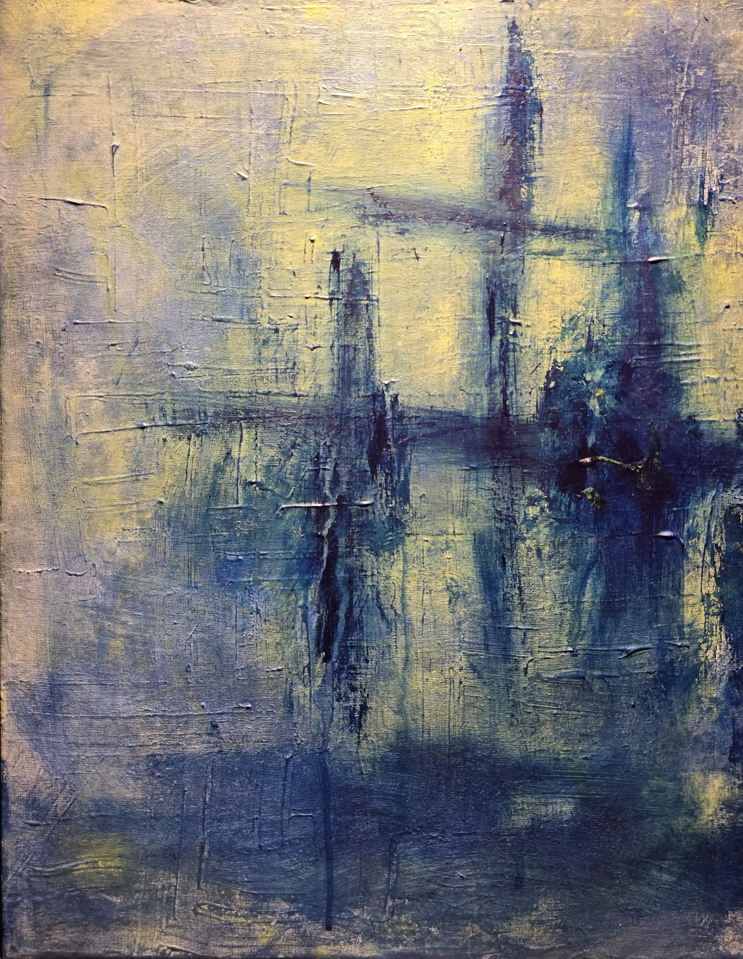 On a Hill, 20x16, Acrylic ($550)