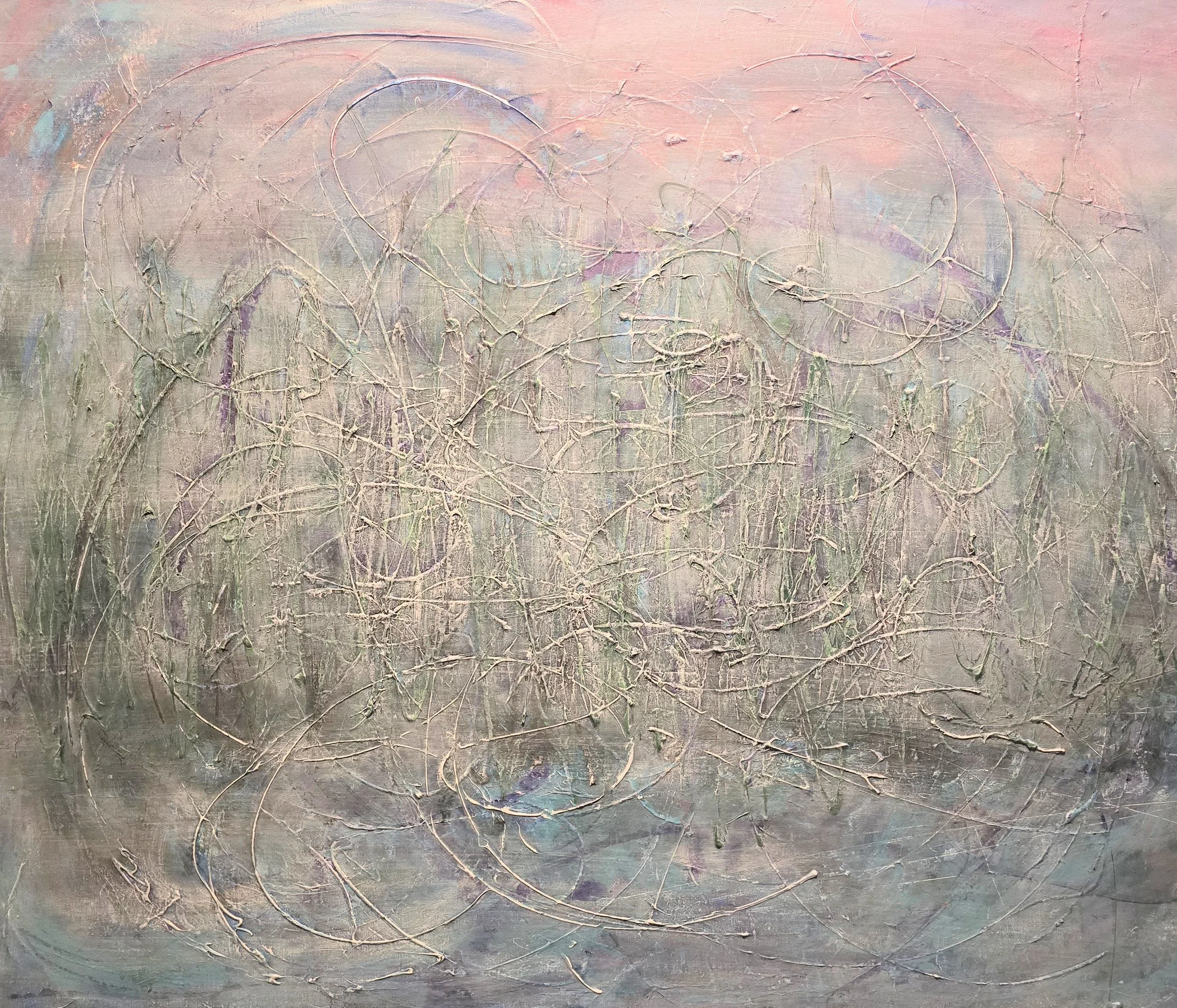 Pink Dawn, 40x60, Acrylic ($2200)